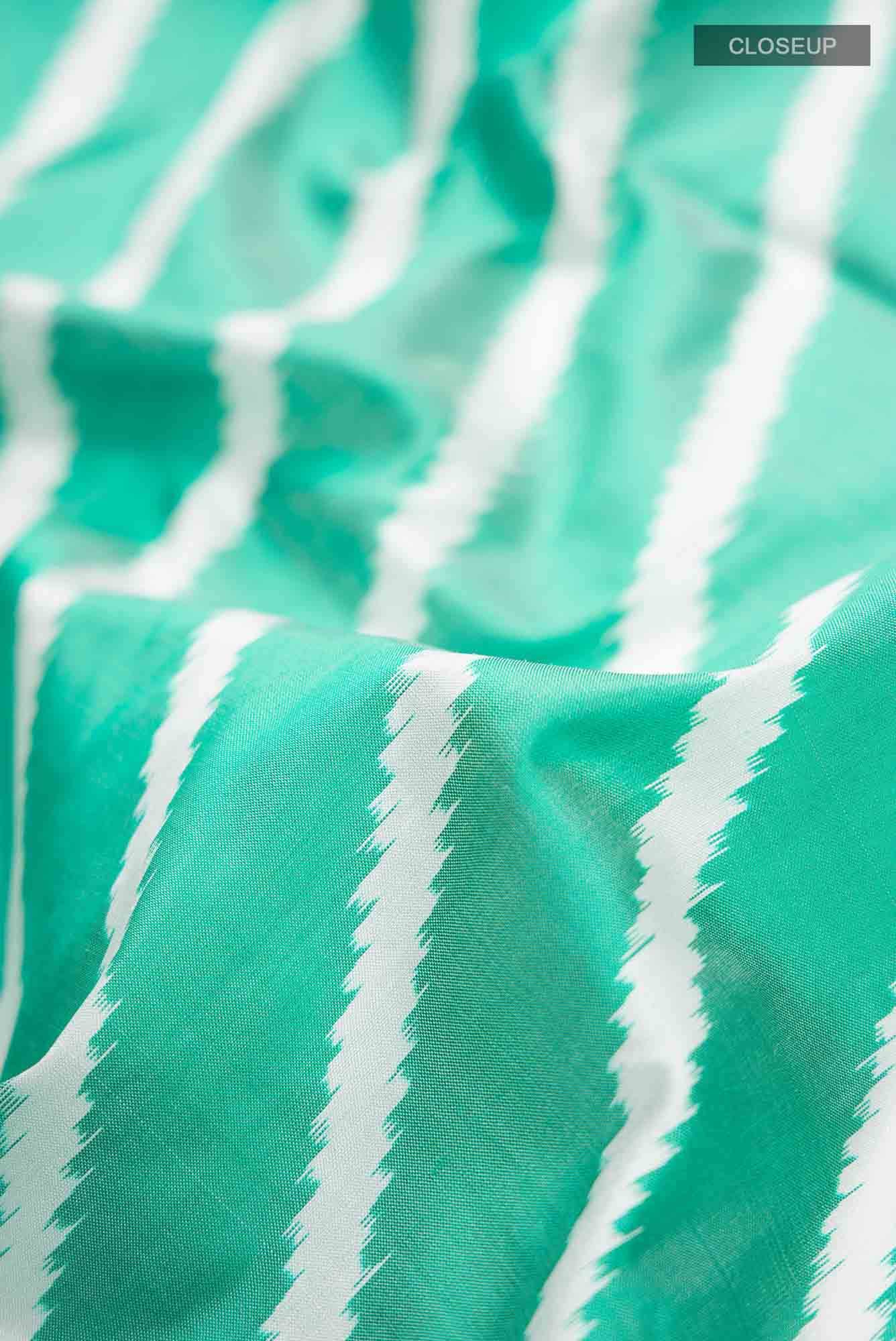 Green Pochampally Silk Saree