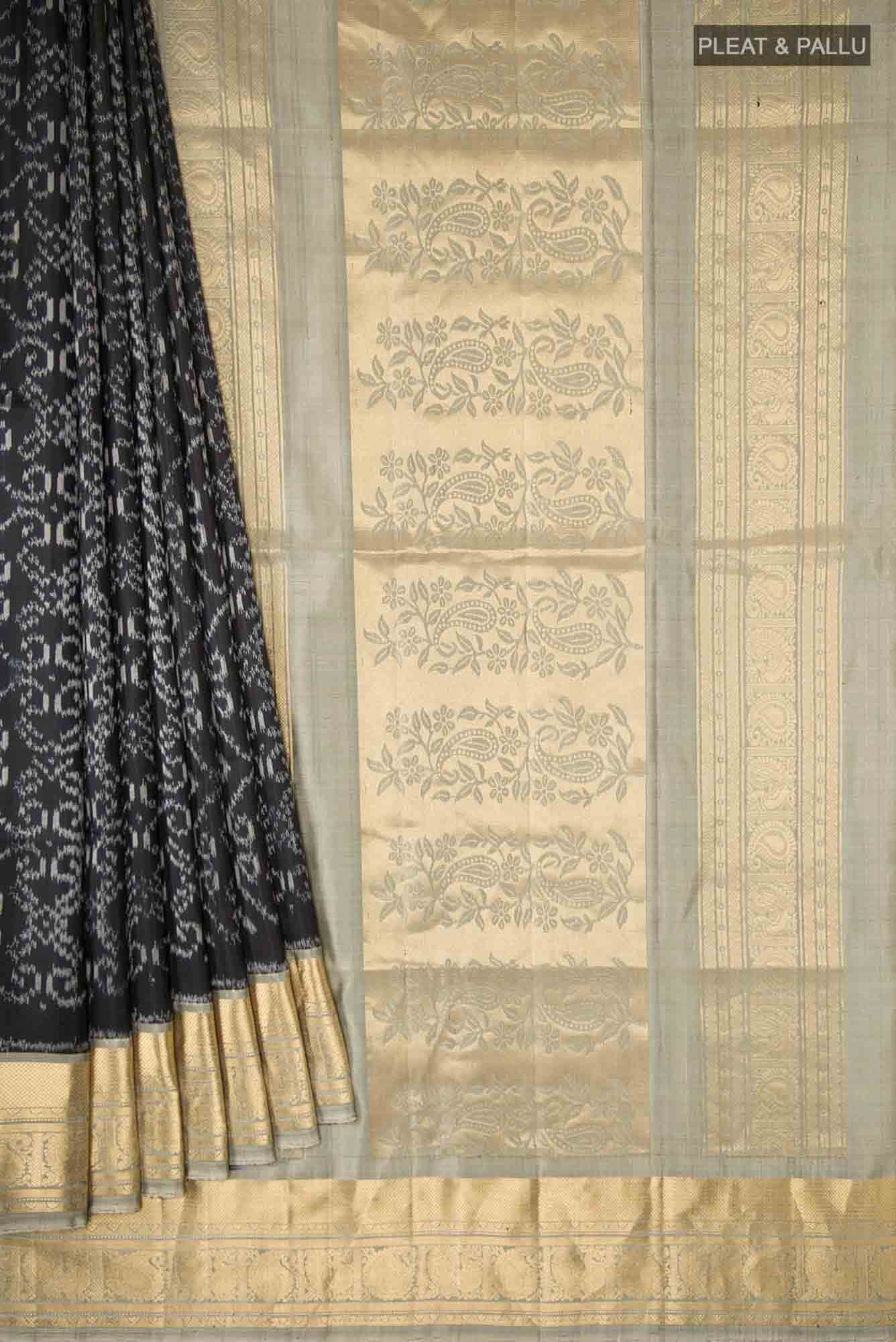 Black Soft Silk Saree
