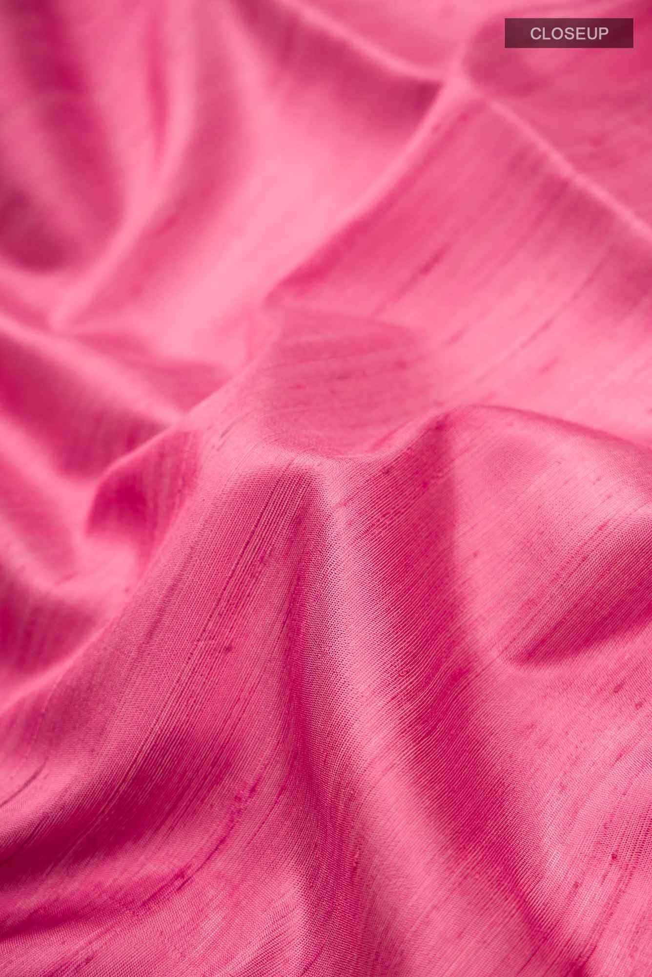 Pink Soft Silk Saree