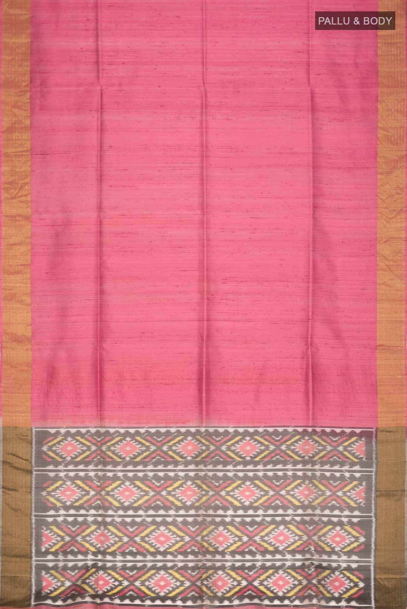 Pink Soft Silk Saree