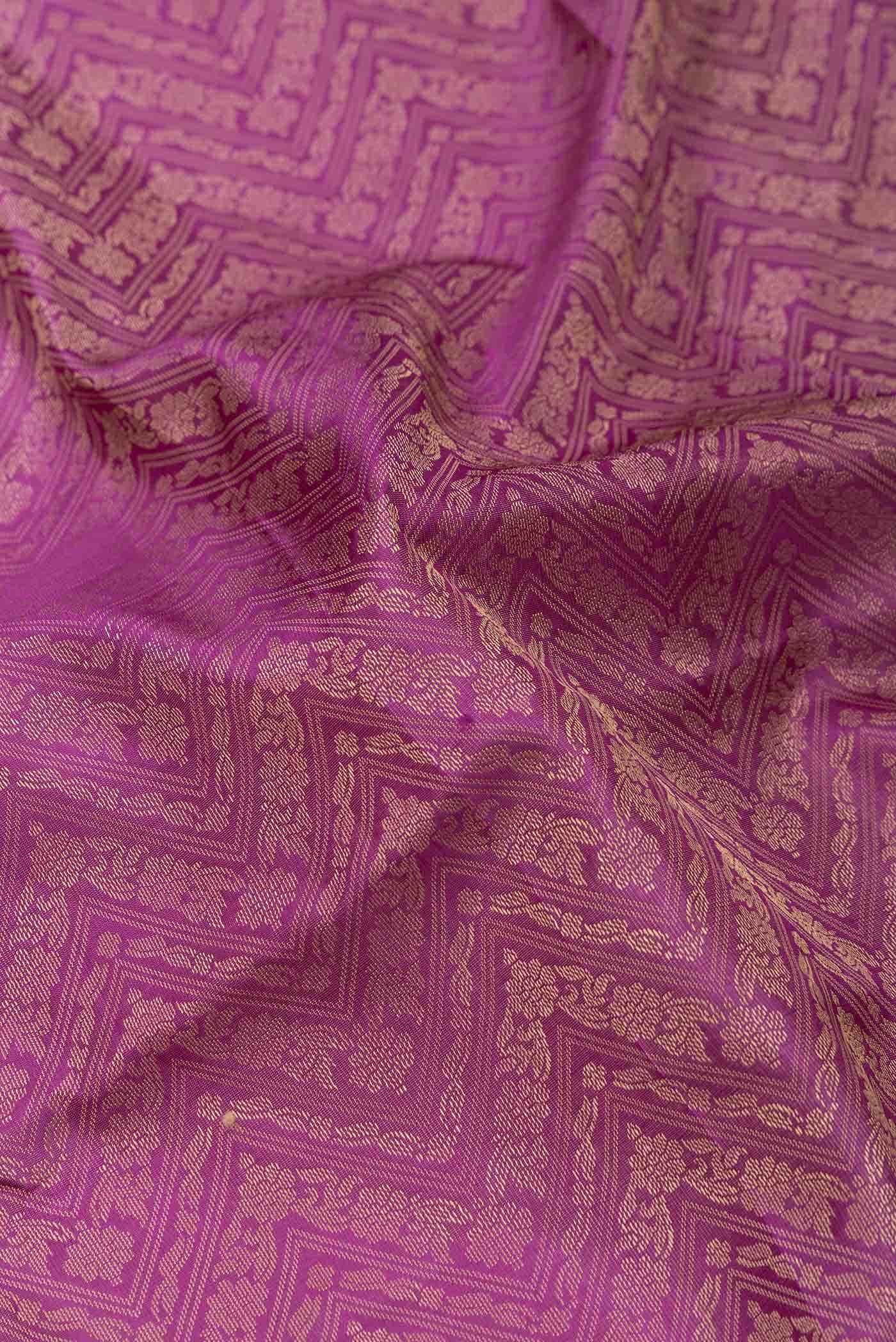 Magenta Dual Tone Soft Silk Saree