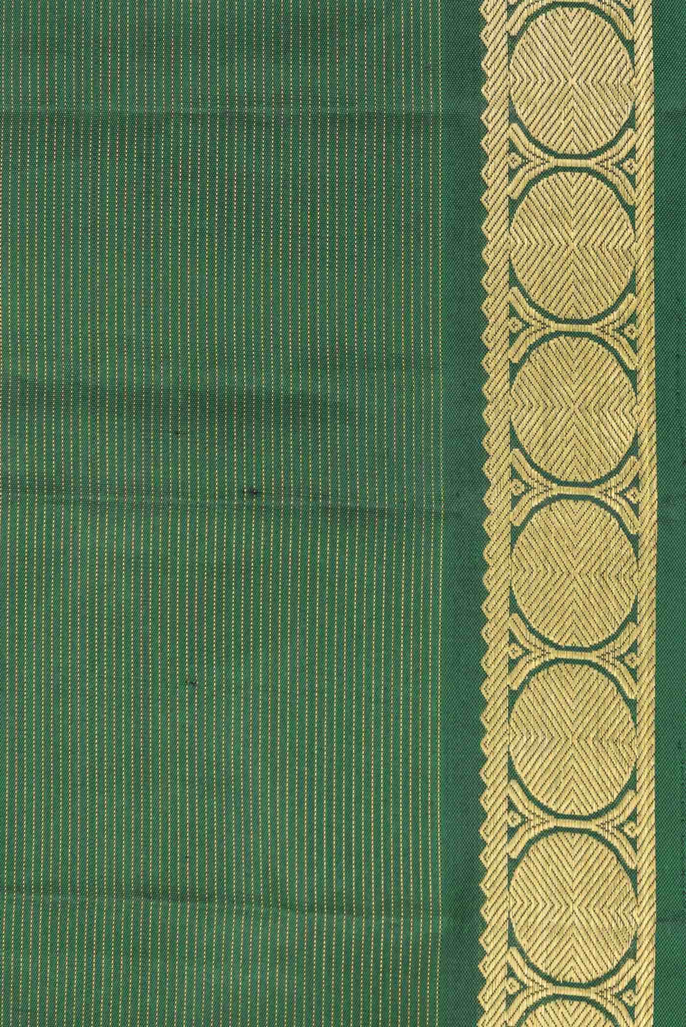 Green Dual Tone Kanchipuram Silk Saree