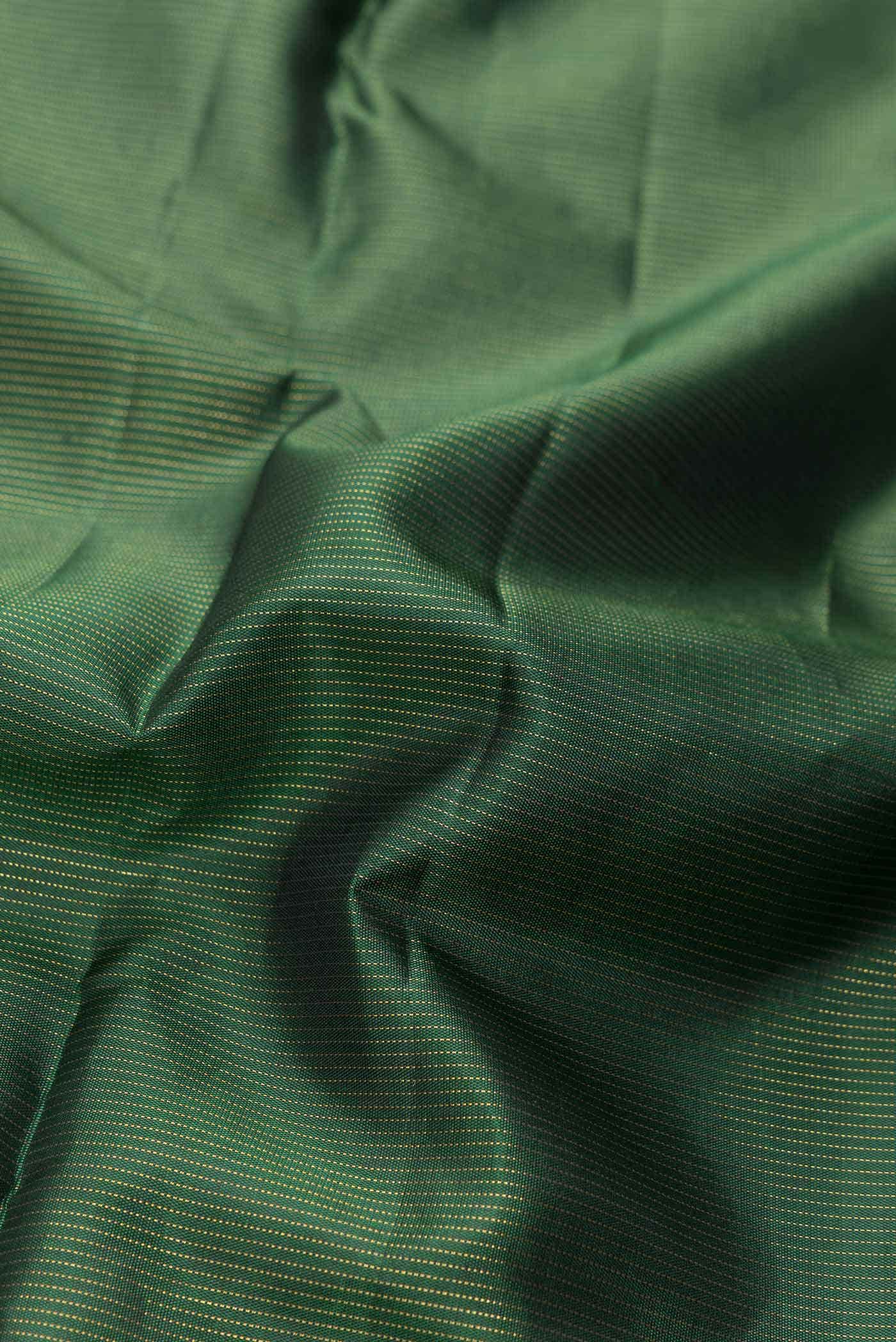 Green Dual Tone Kanchipuram Silk Saree