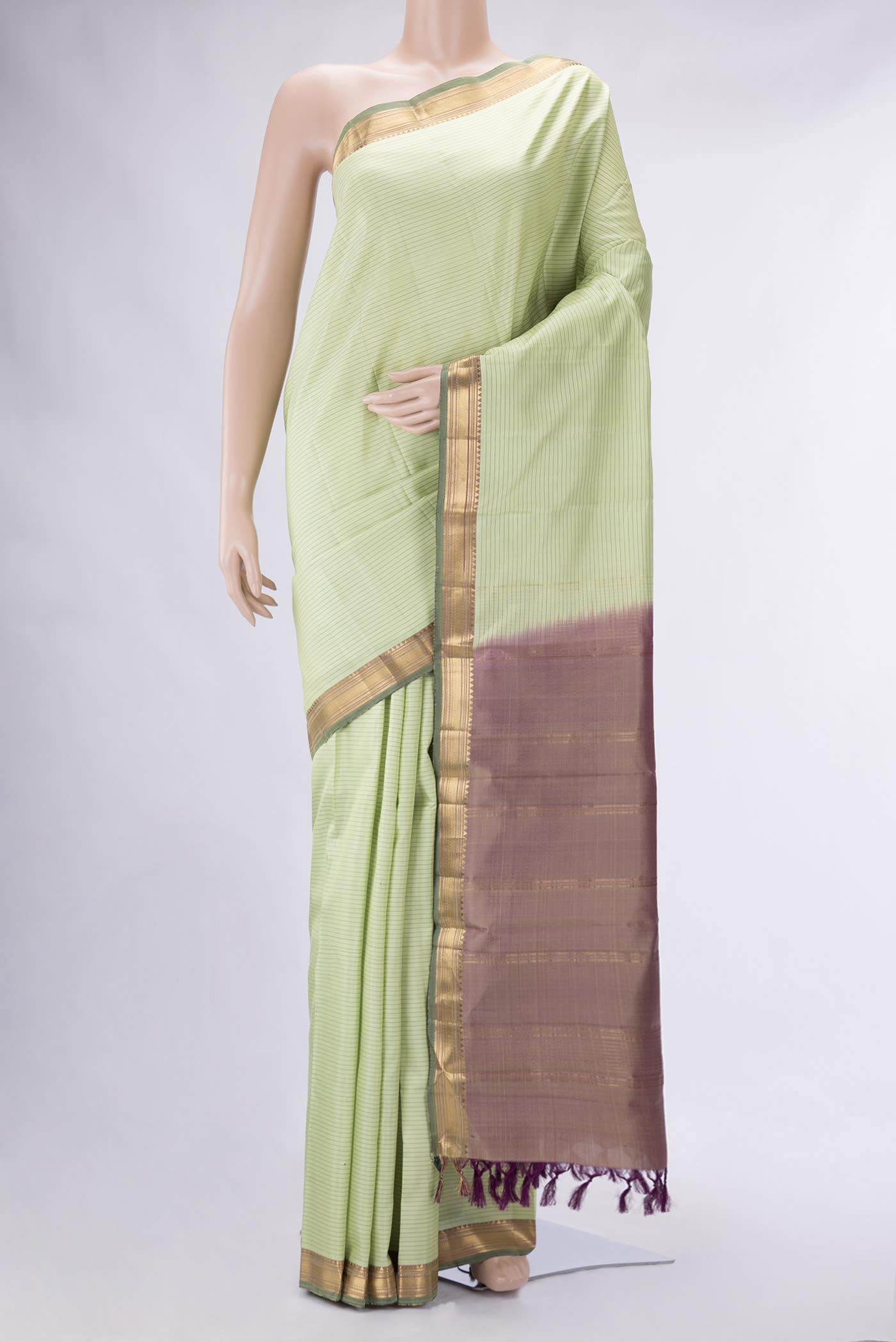 Green Kanchipuram Silk Saree