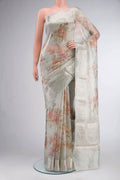 Blue Tissue Silk Saree
