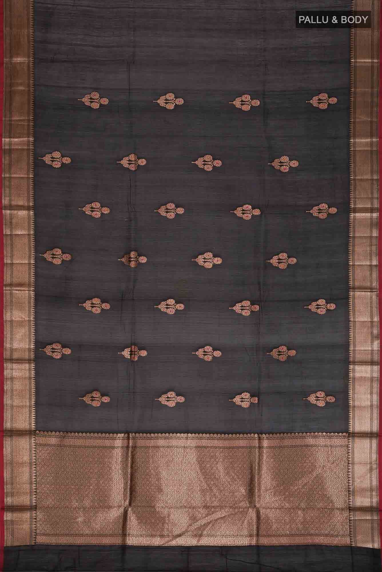 Black Silk Cotton Saree