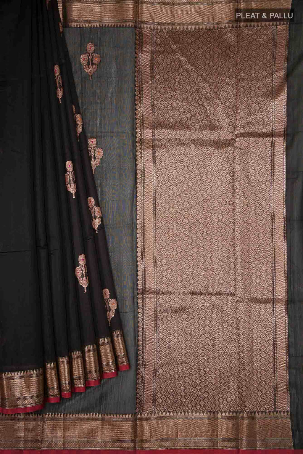 Black Silk Cotton Saree