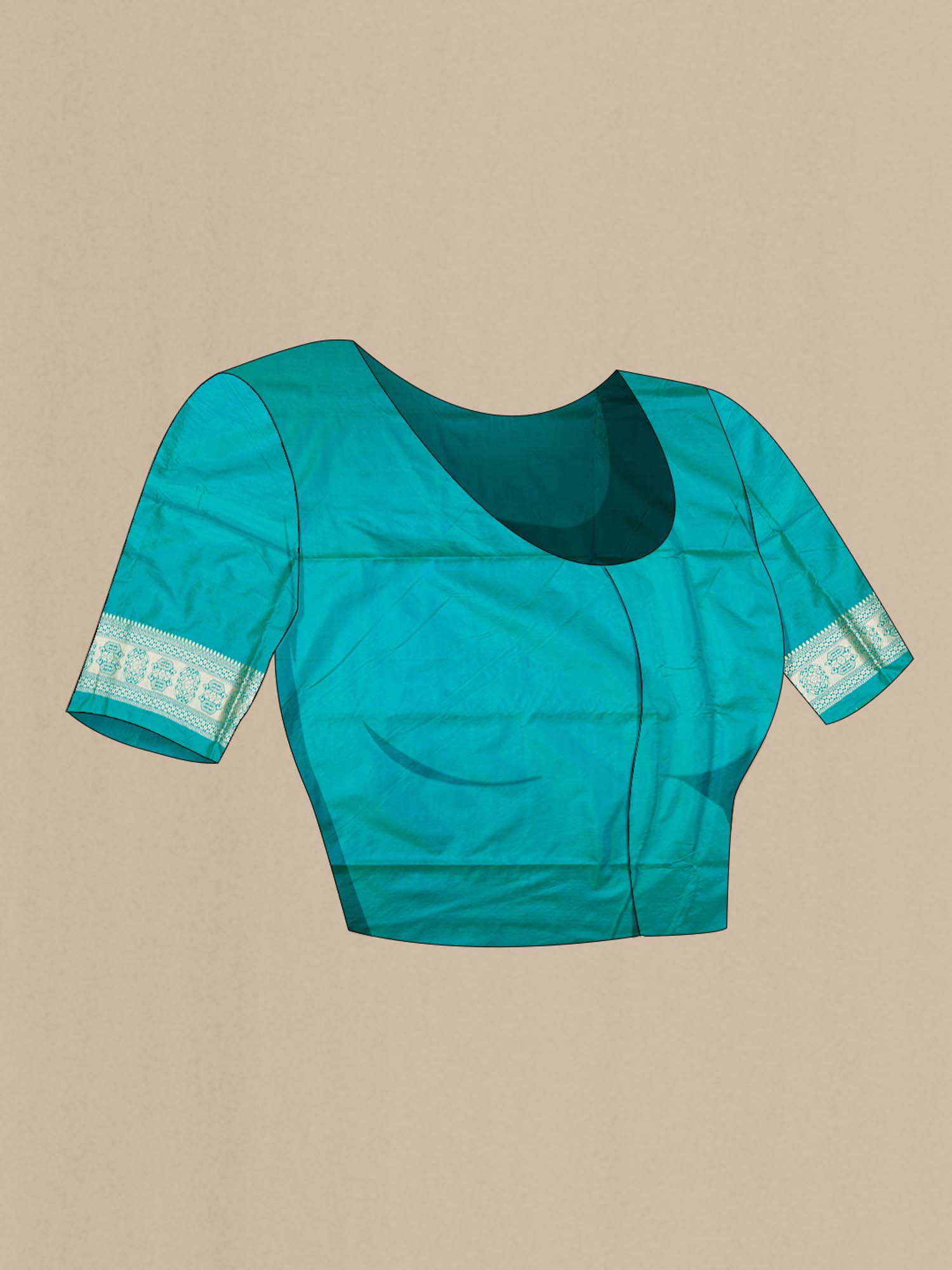 Blue Banarasi Silk Saree