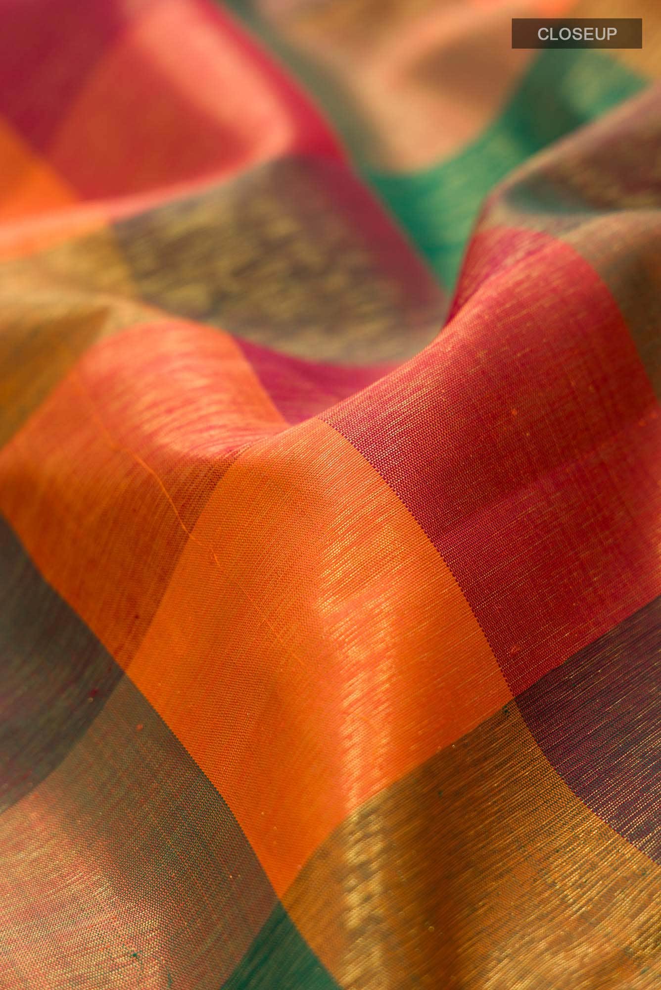 Multi Kanjivaram Silk Saree