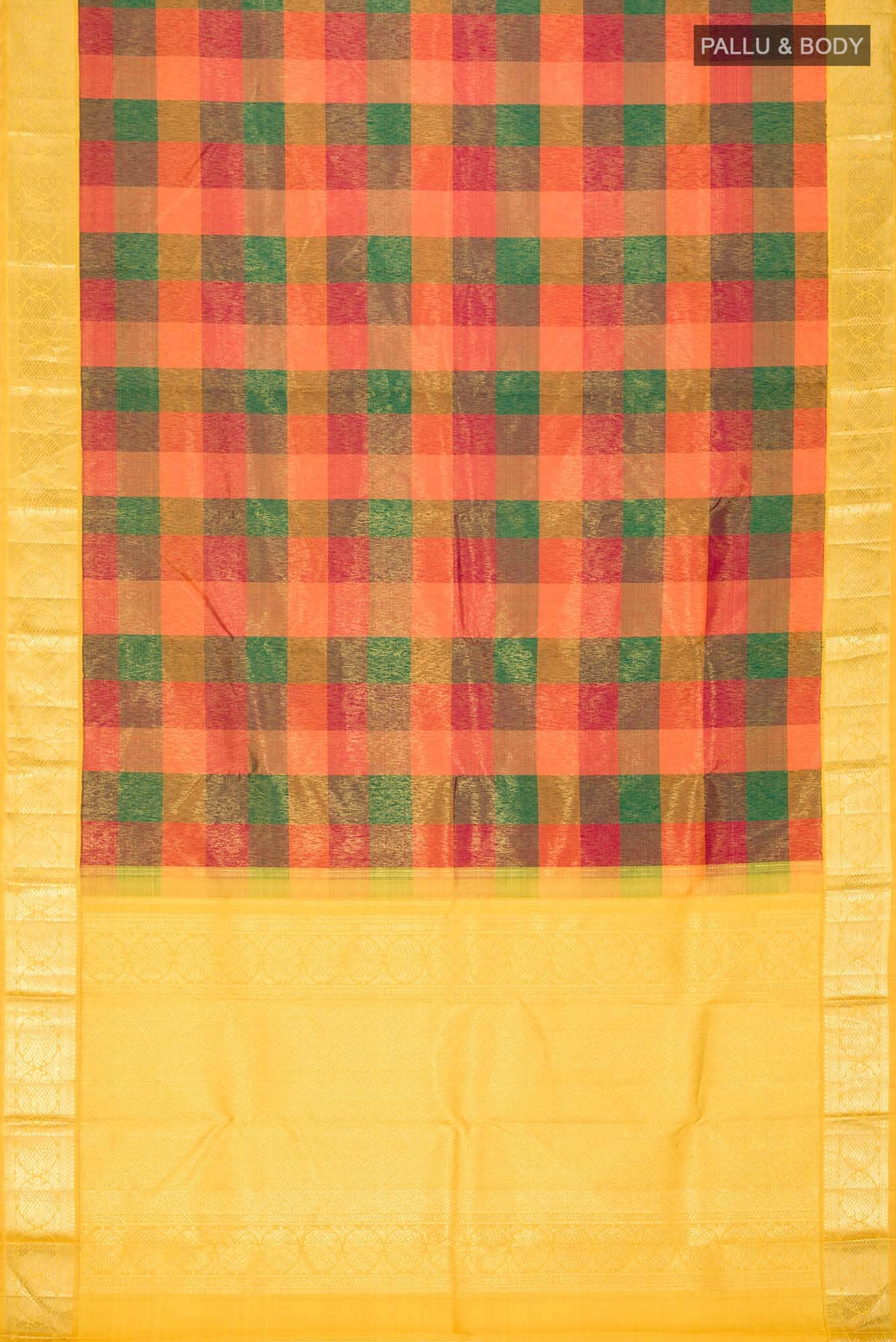Multi Kanchipuram Silk Saree