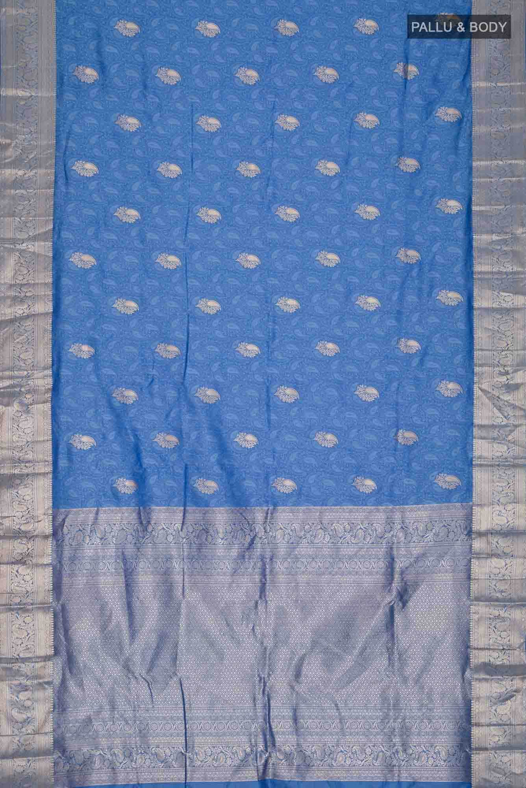 Blue Bangalore Silk Saree