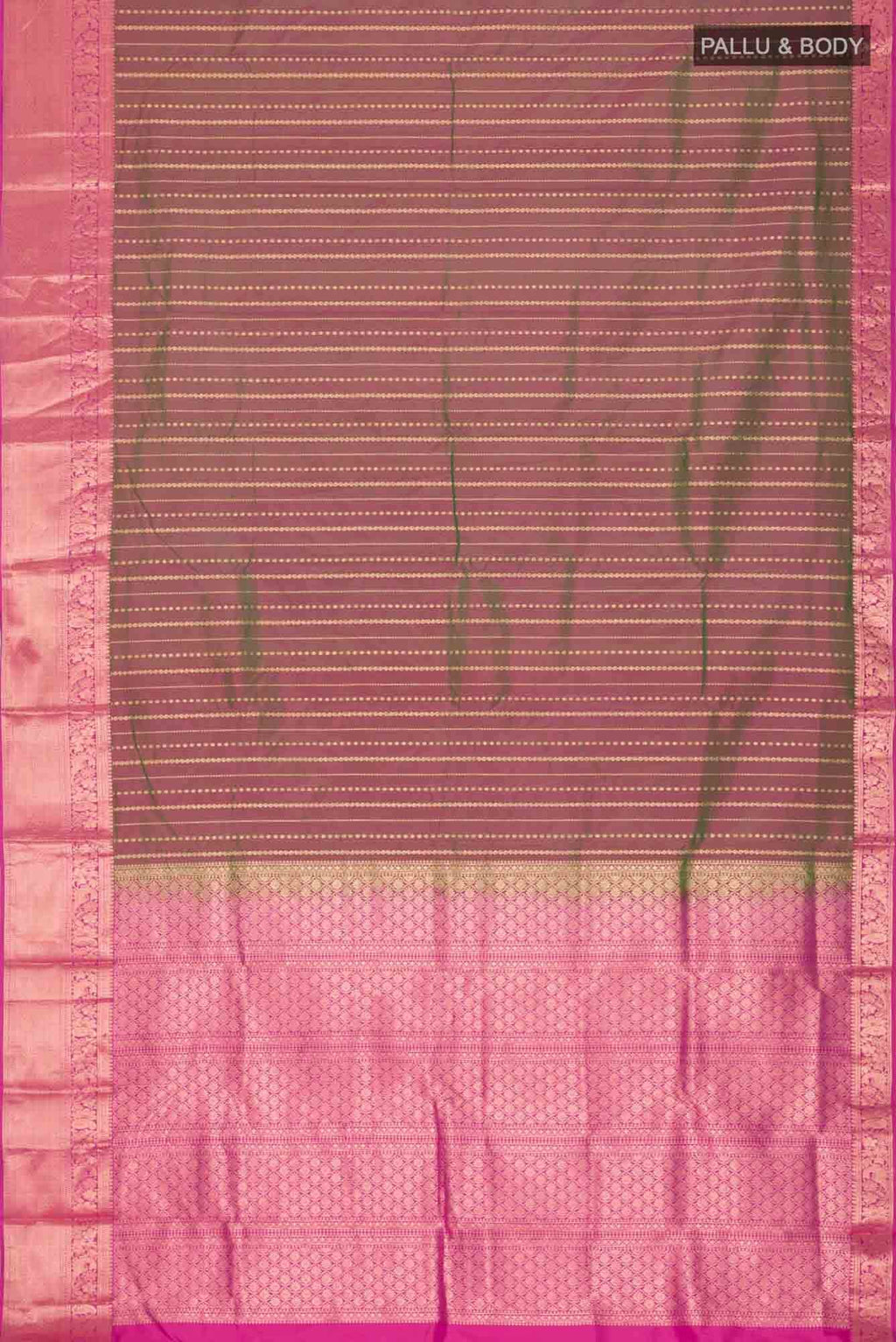 Green Dual Tone Bangalore Silk Saree