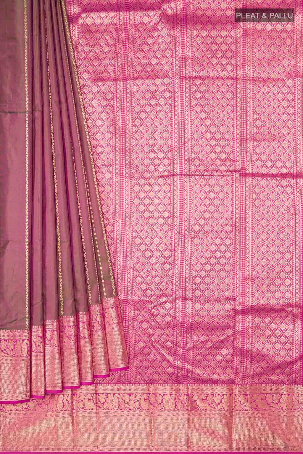 Green Dual Tone Bangalore Silk Saree