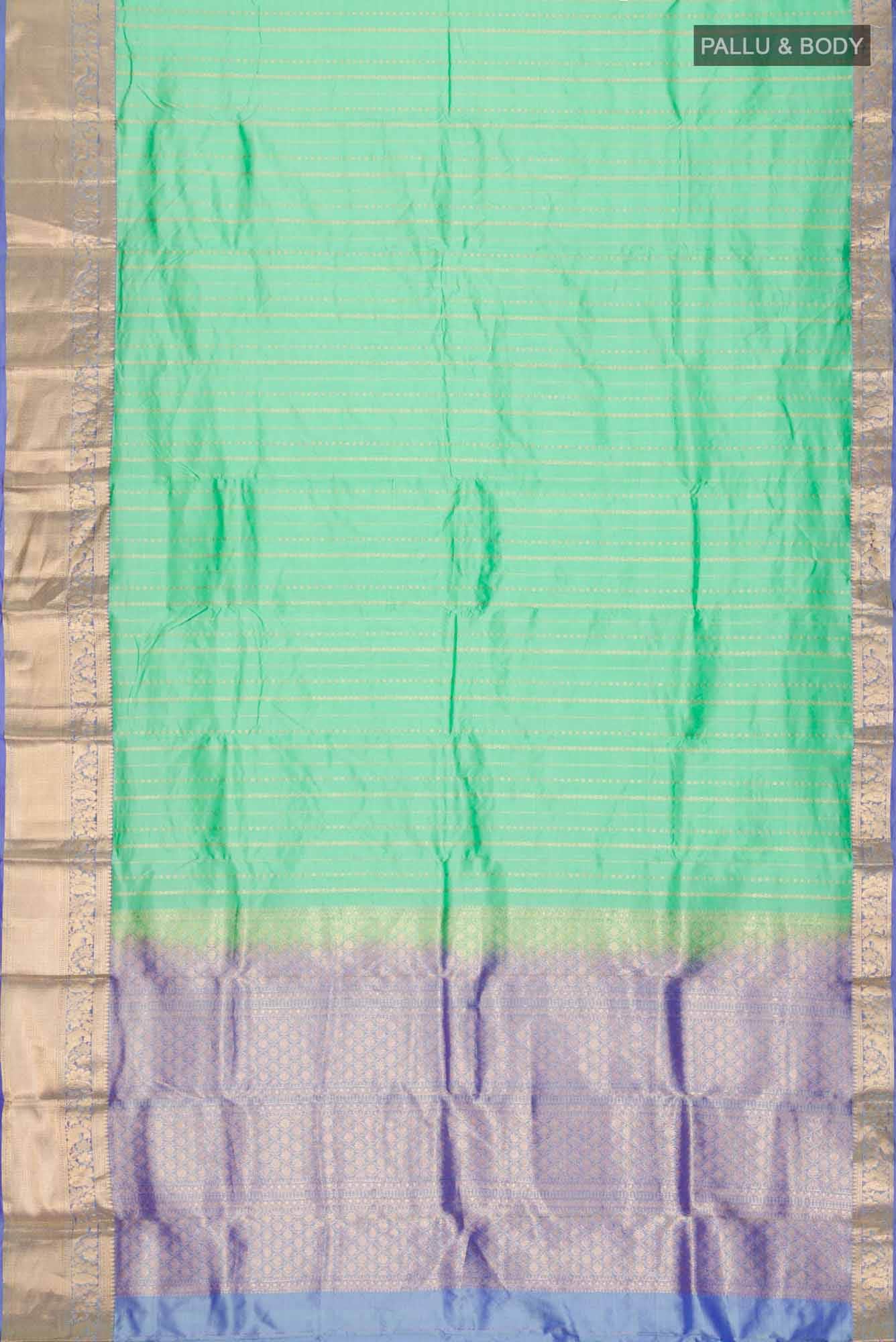 Green Bangalore Silk Saree