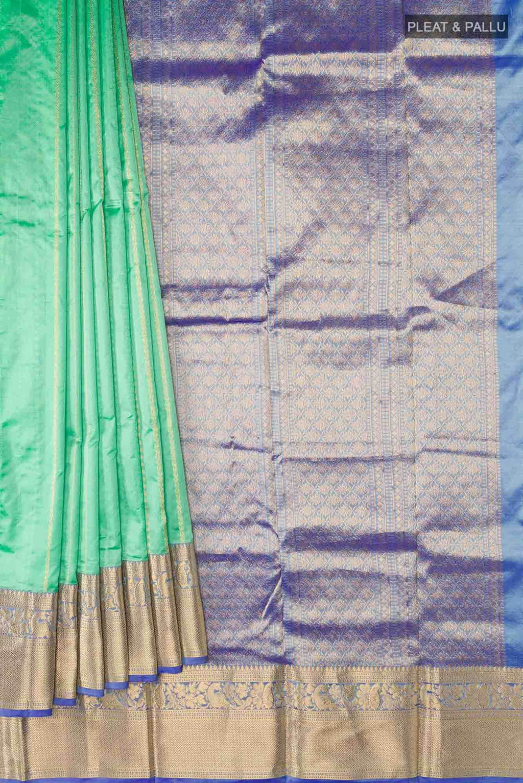 Green Bangalore Silk Saree