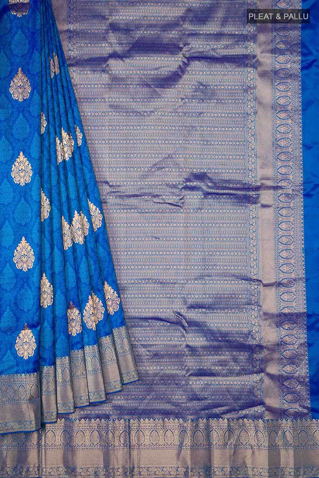 Blue Bangalore Silk Saree