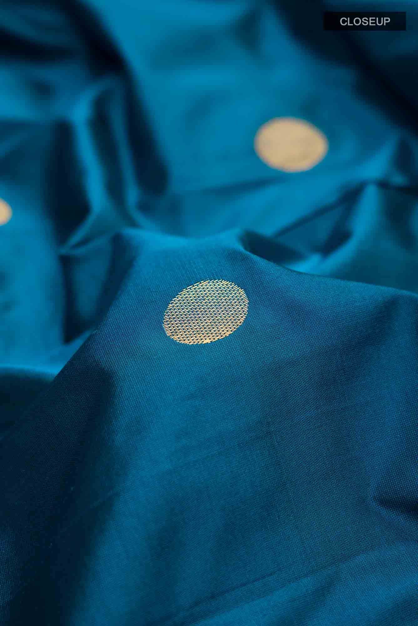 Blue Bangalore Silk Saree