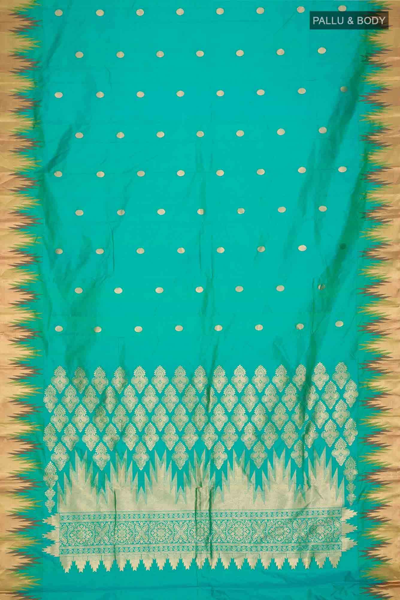 Green Bangalore Silk Saree