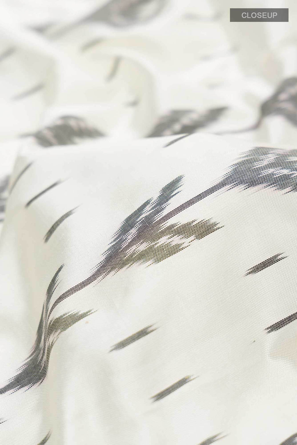 Cream Pochampally Silk Saree