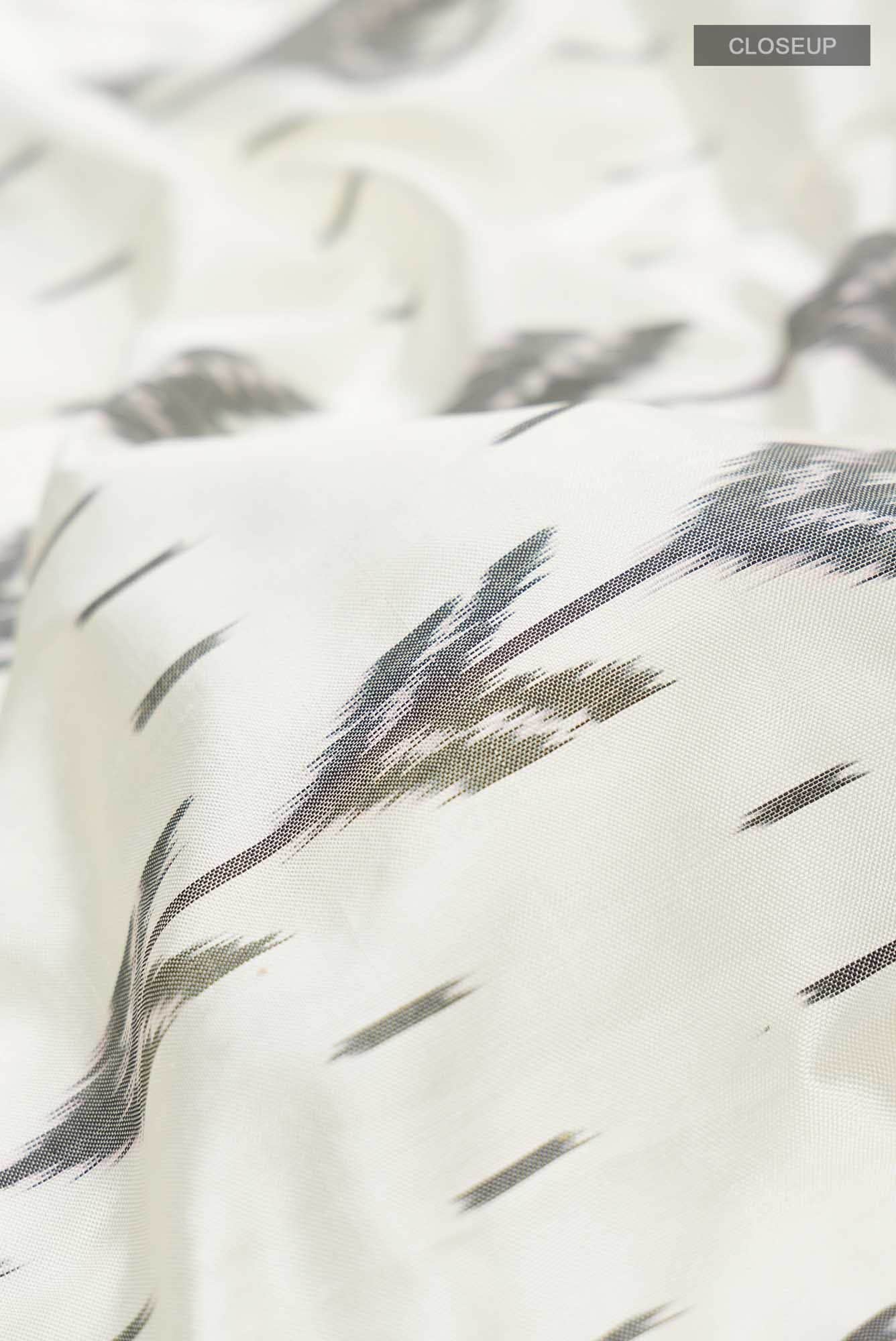Cream Pochampally Silk Saree