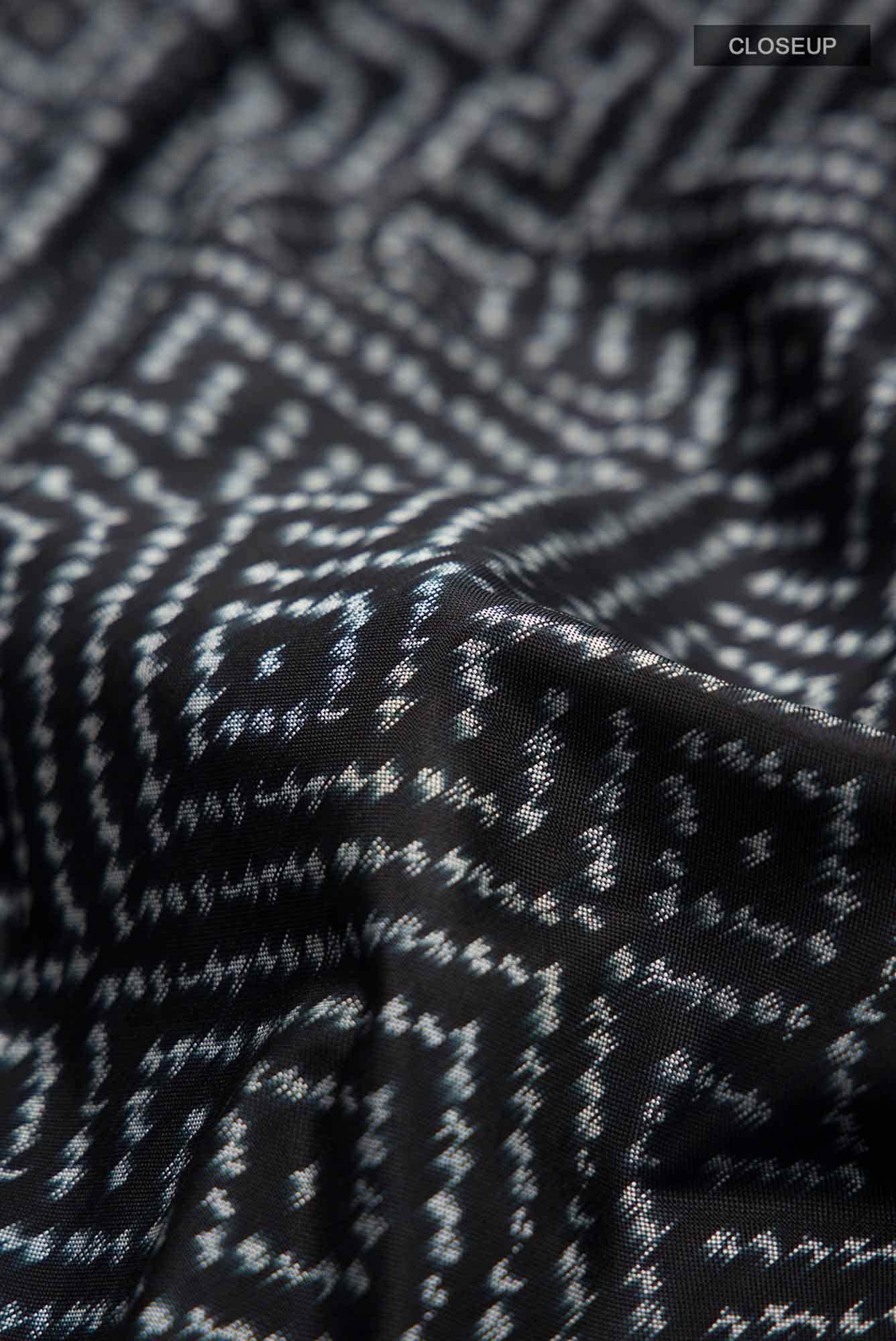 Black Pochampally Silk Saree