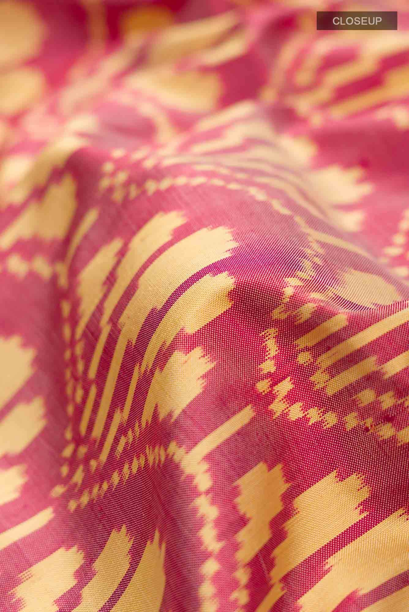 Red Pochampally Silk Saree