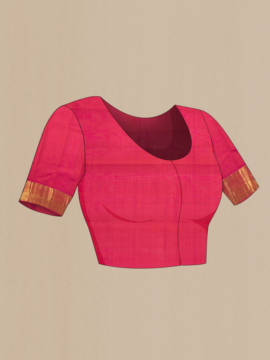 Parrot Green Dual Tone Kanchipuram Silk Saree