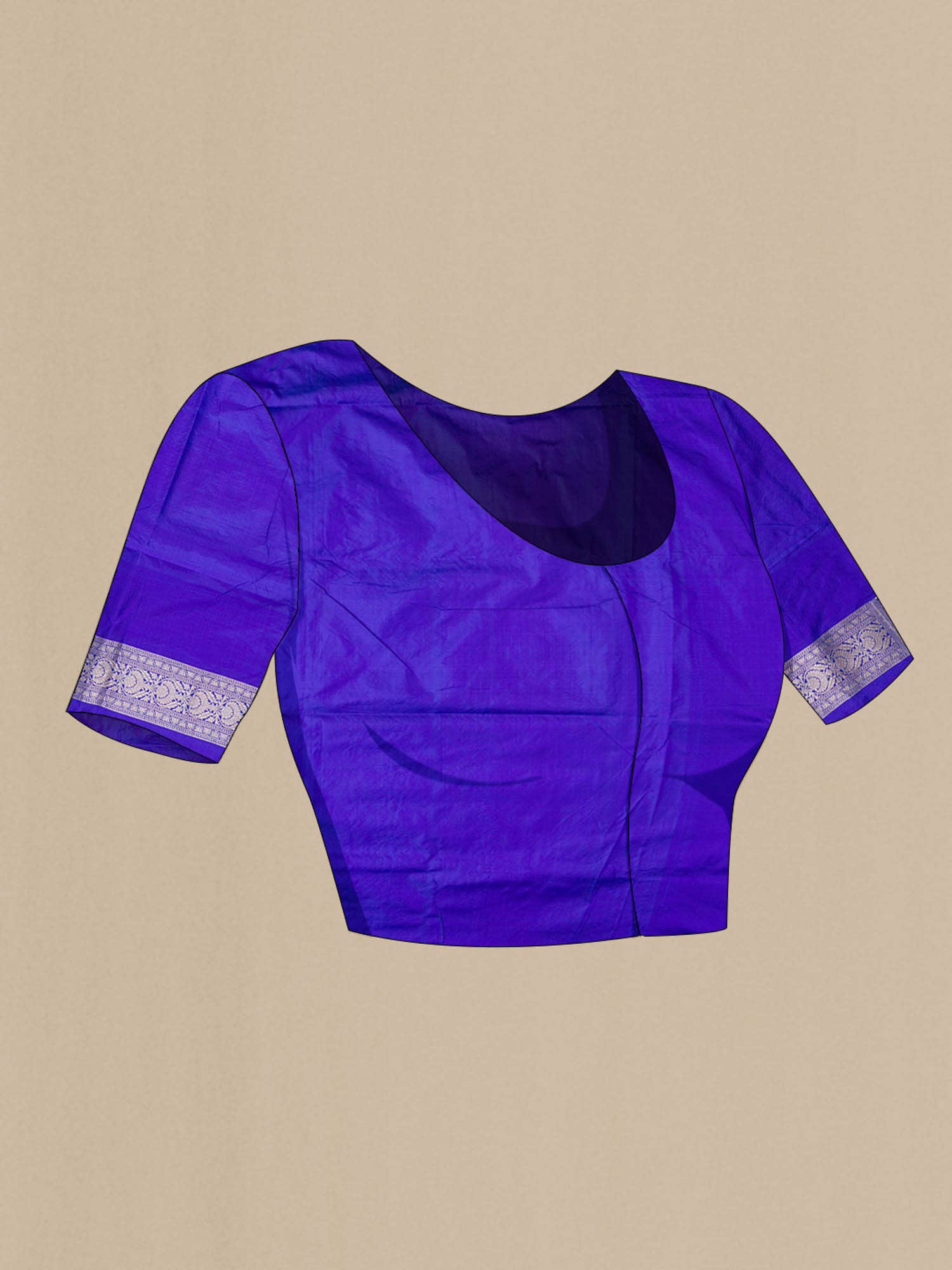 Blue Banarasi Silk Saree
