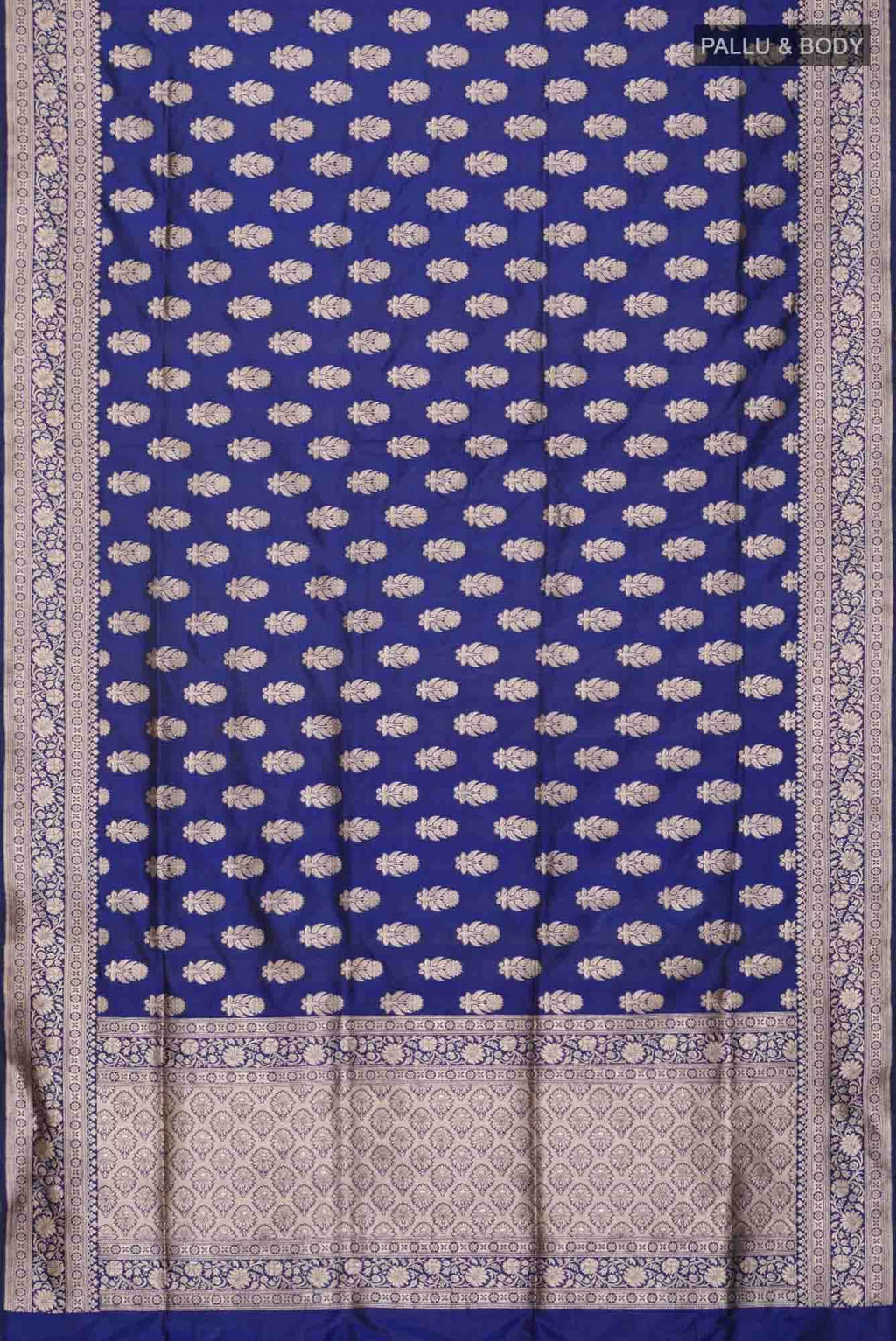 Blue Banarasi Silk Saree