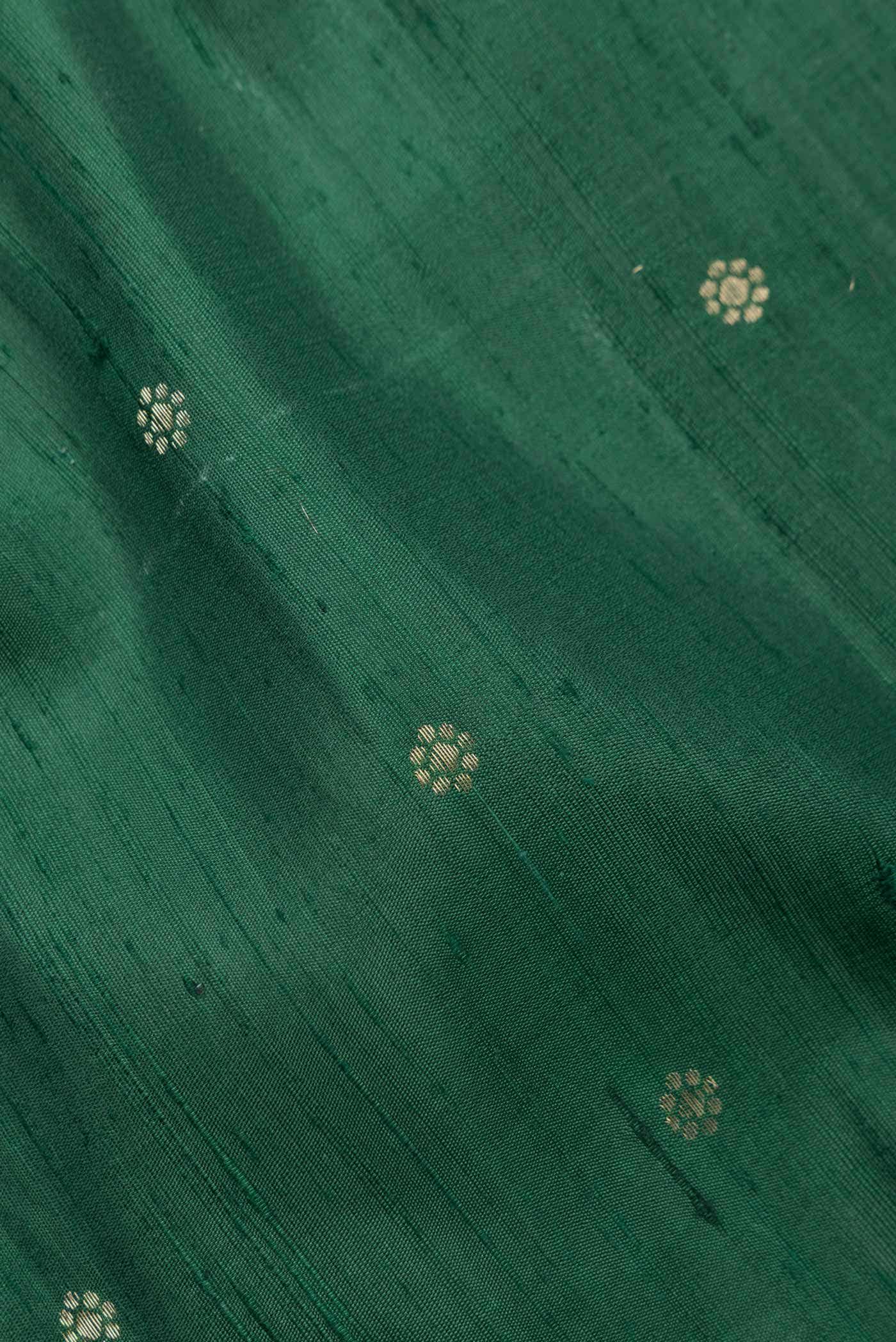 Green Raw Silk Saree