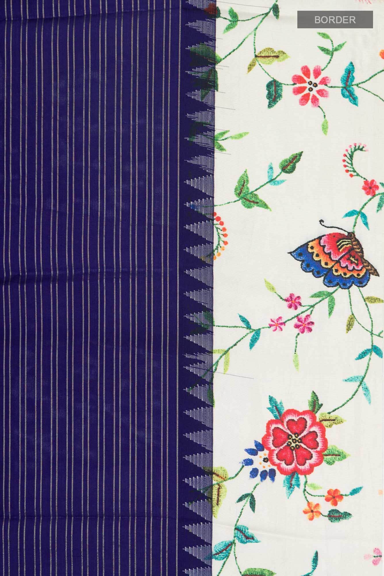 Blue Soft Silk Saree