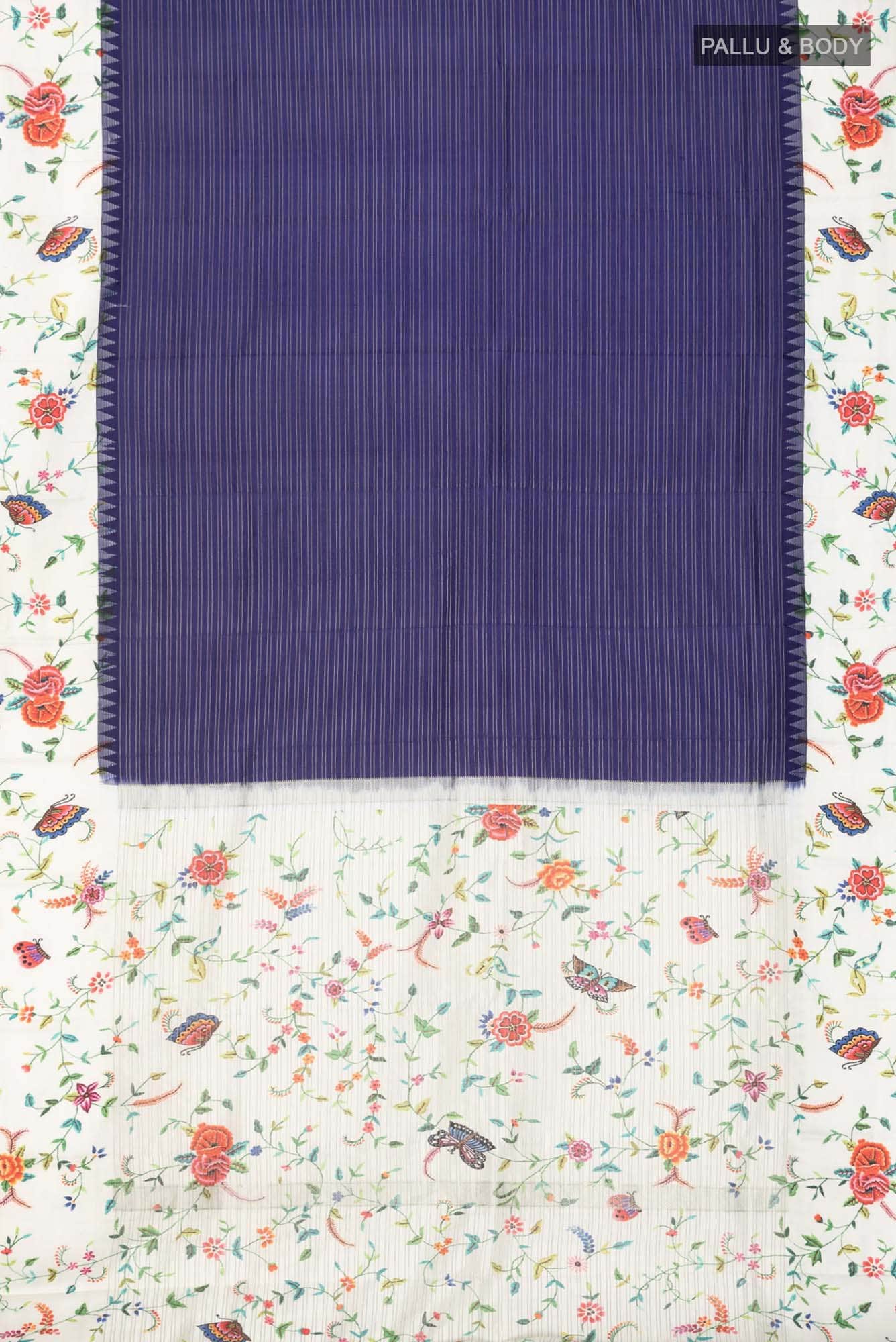 Blue Soft Silk Saree