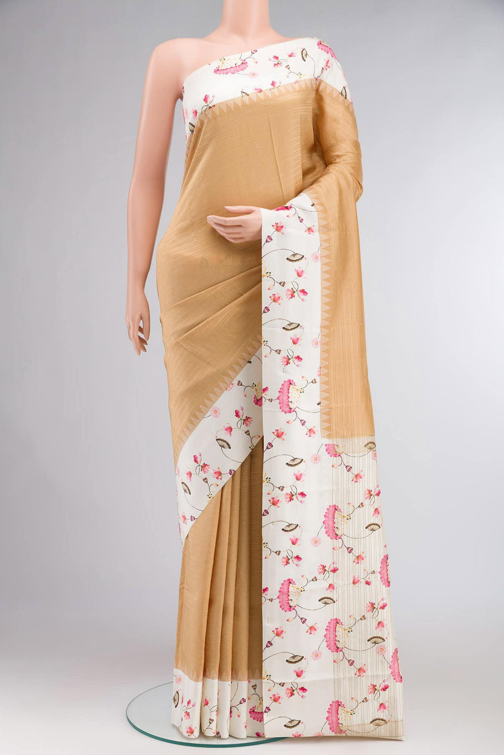 Sandal Soft Silk Saree