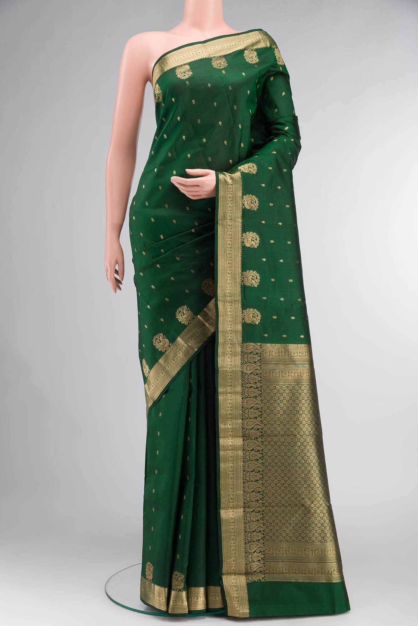 Green Kanchipuram Silk Saree