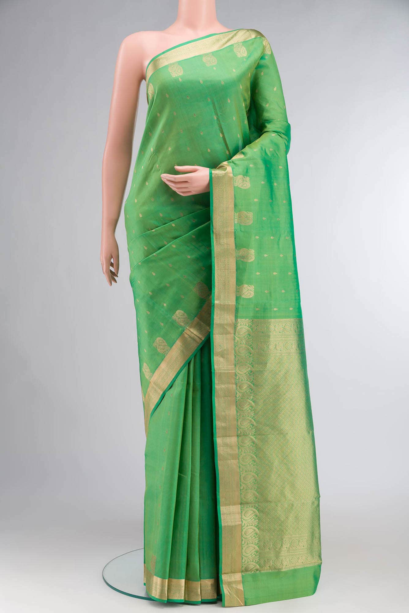 Green Kanchipuram Silk Saree