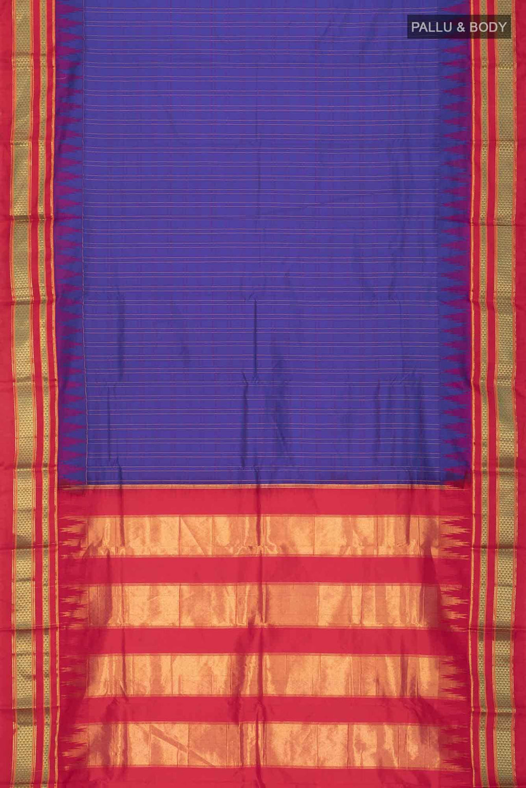 Blue Bangalore Silk Saree