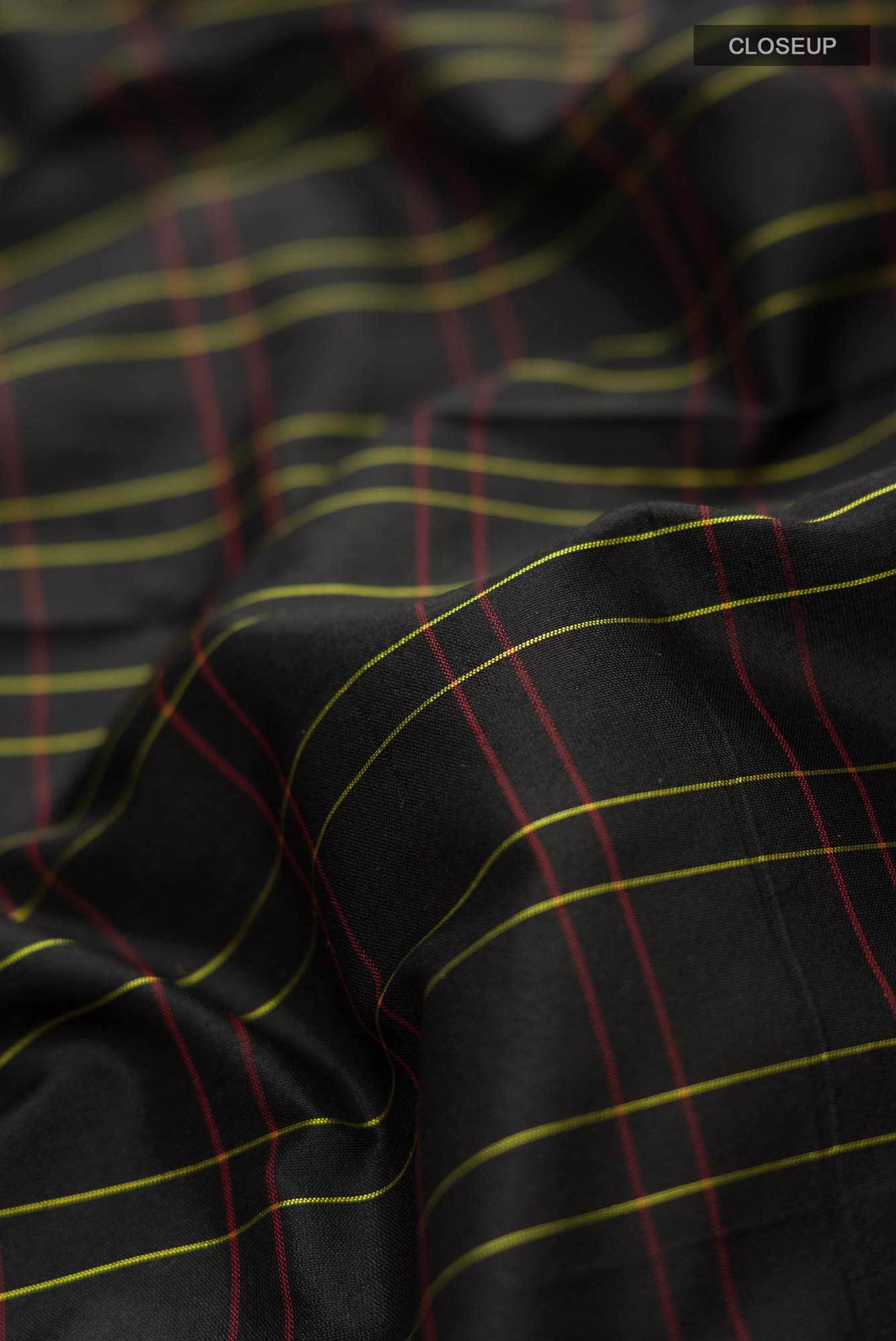 Black Bangalore Silk Saree