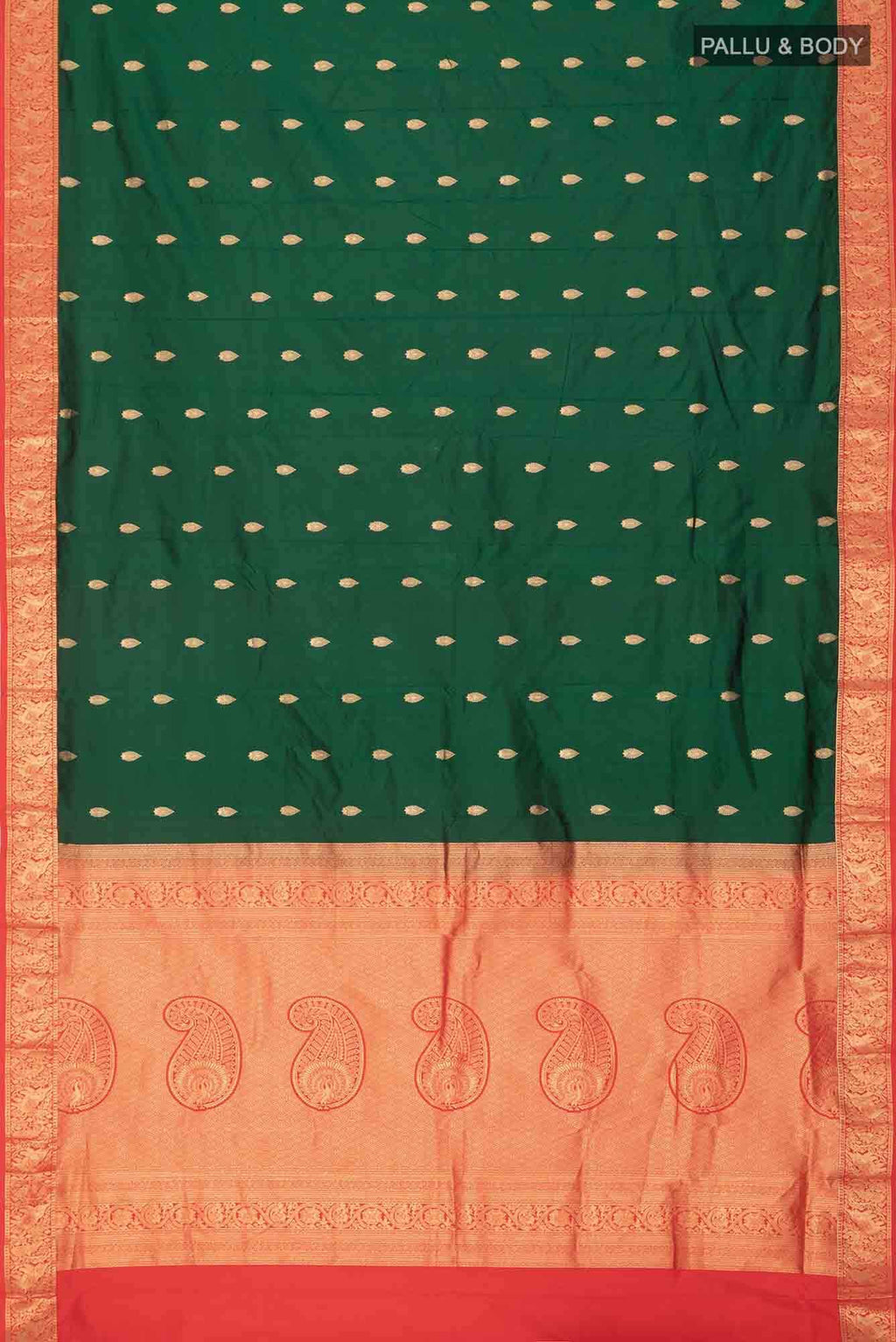 Green Bangalore Silk Saree