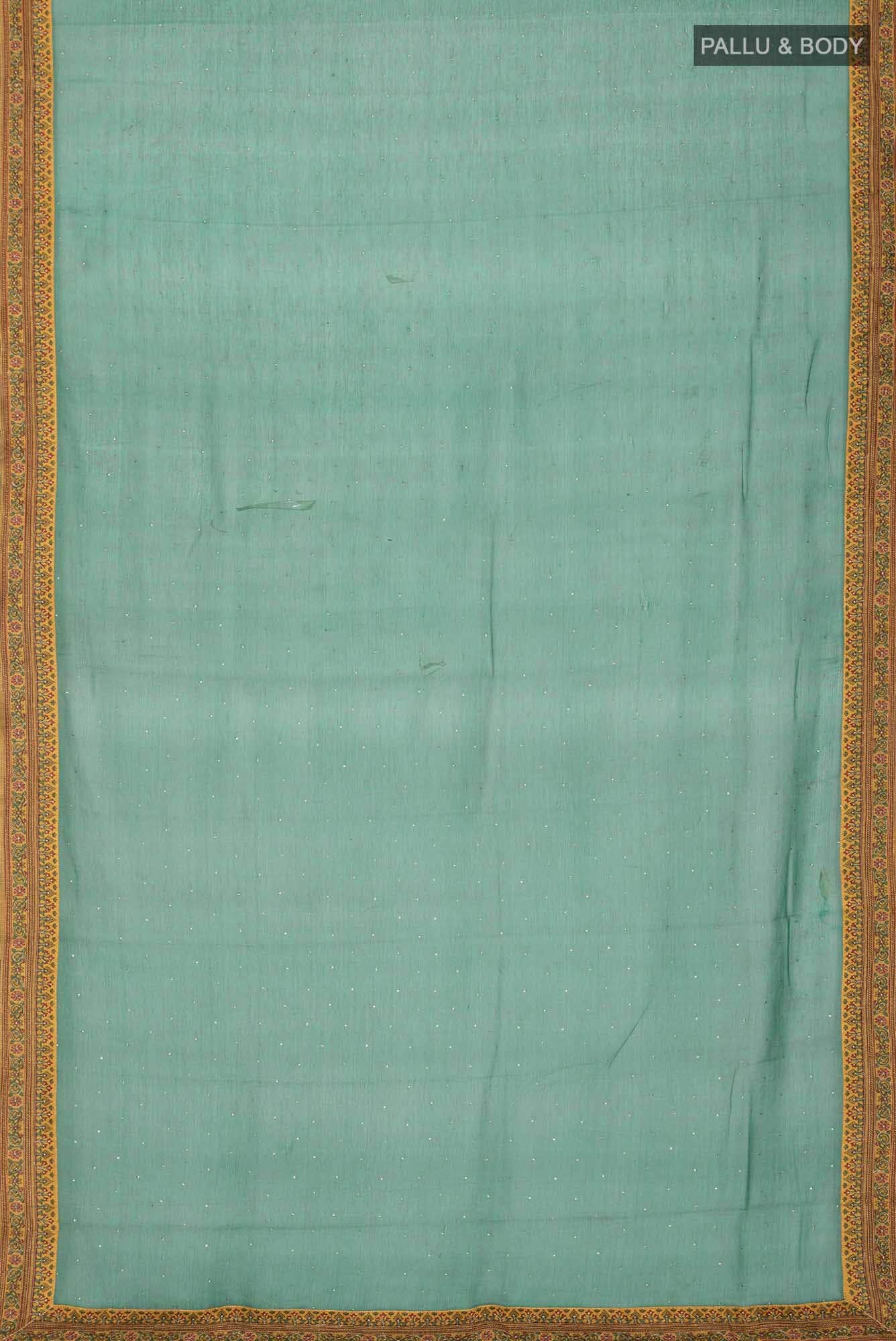 Green Mysore Chiffon Saree