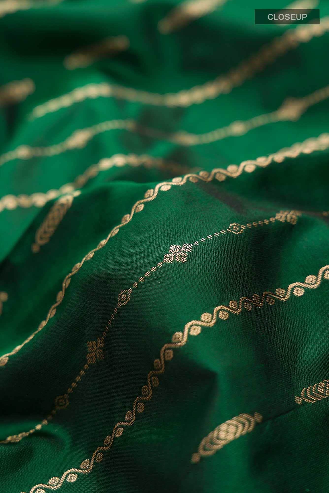 Green Bangalore Silk Saree