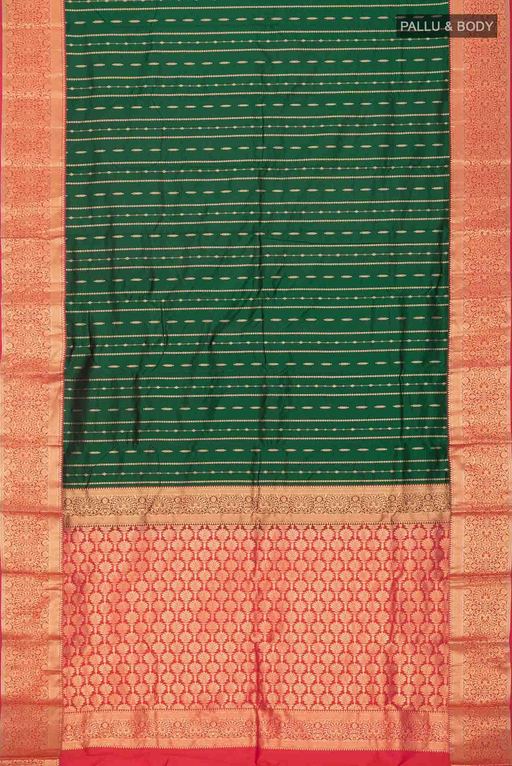 Green Bangalore Silk Saree
