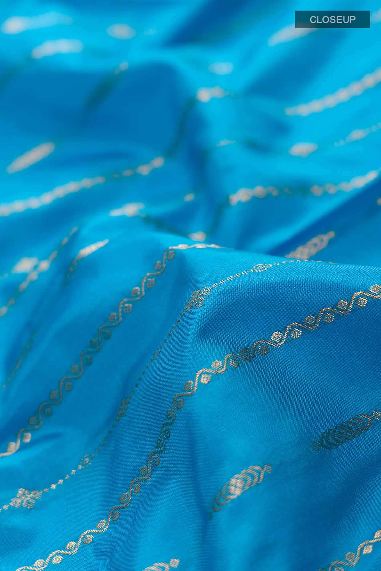 Blue Bangalore Silk Saree
