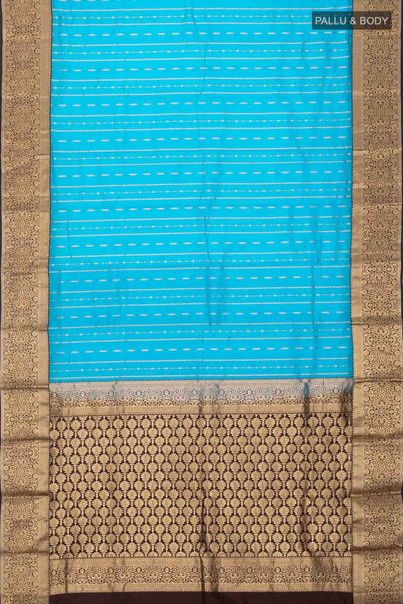 Blue Bangalore Silk Saree