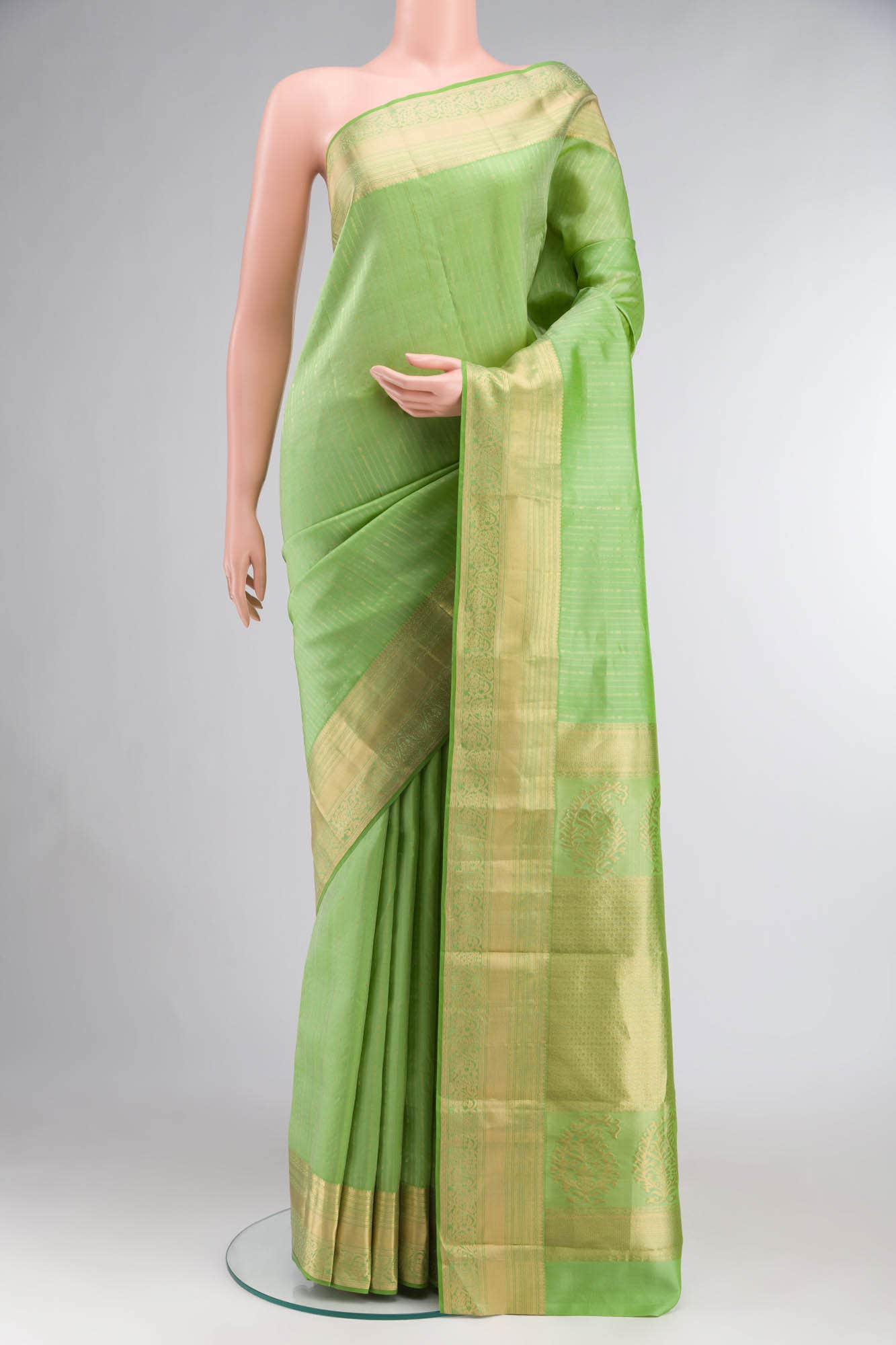 Green Kanchipuram Silk Saree