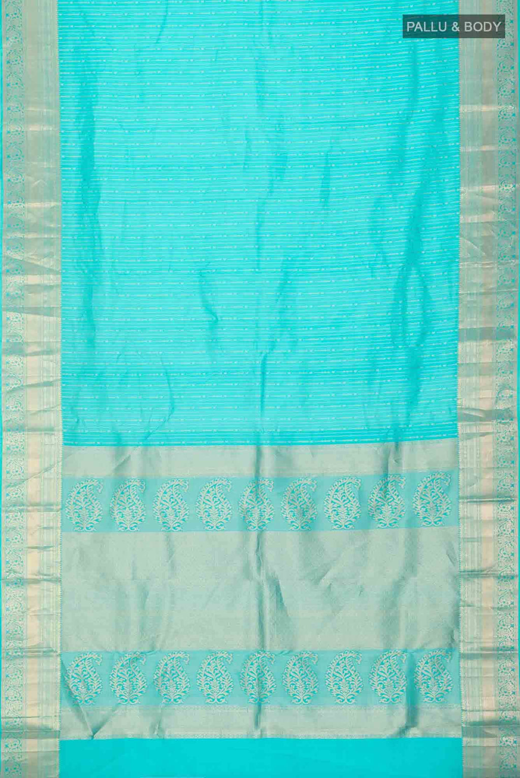 Blue Kanchipuram Silk Saree