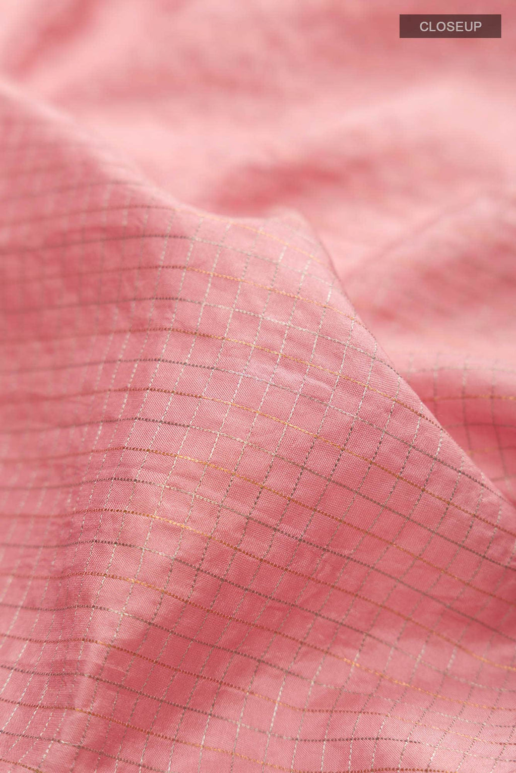 Pink Printed Silk Saree