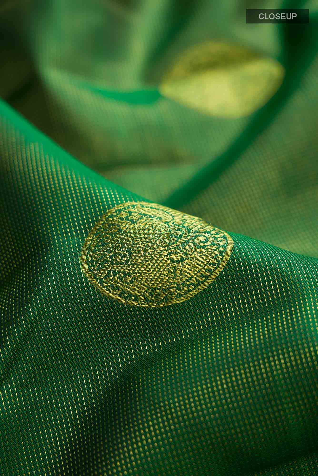 Green Kanchipuram Silk Saree