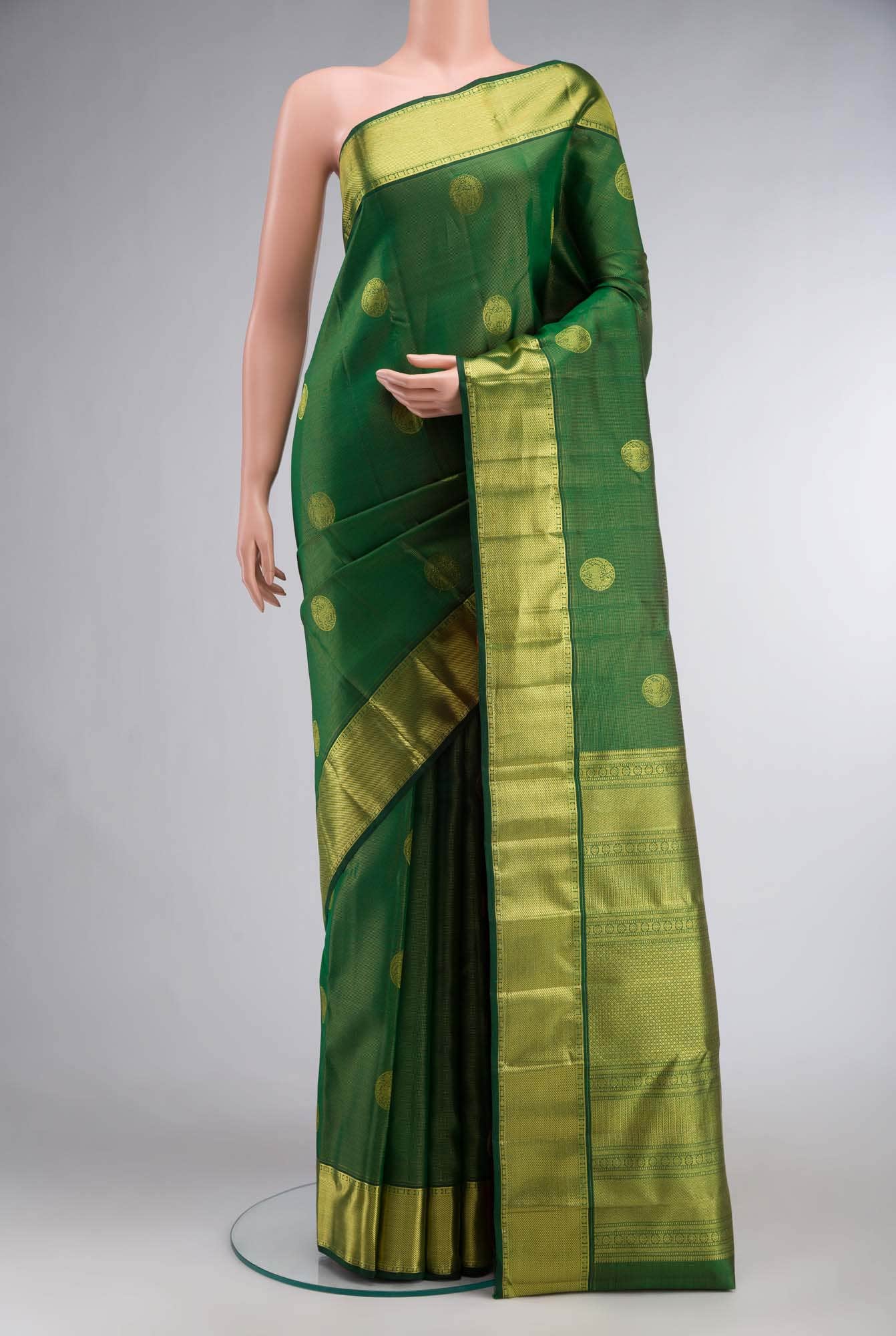 Green Kanchipuram Silk Saree
