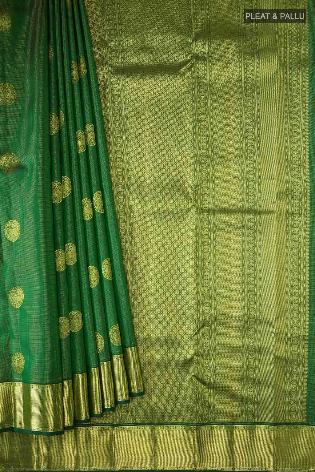 Green Kanchipuram Silk Saree