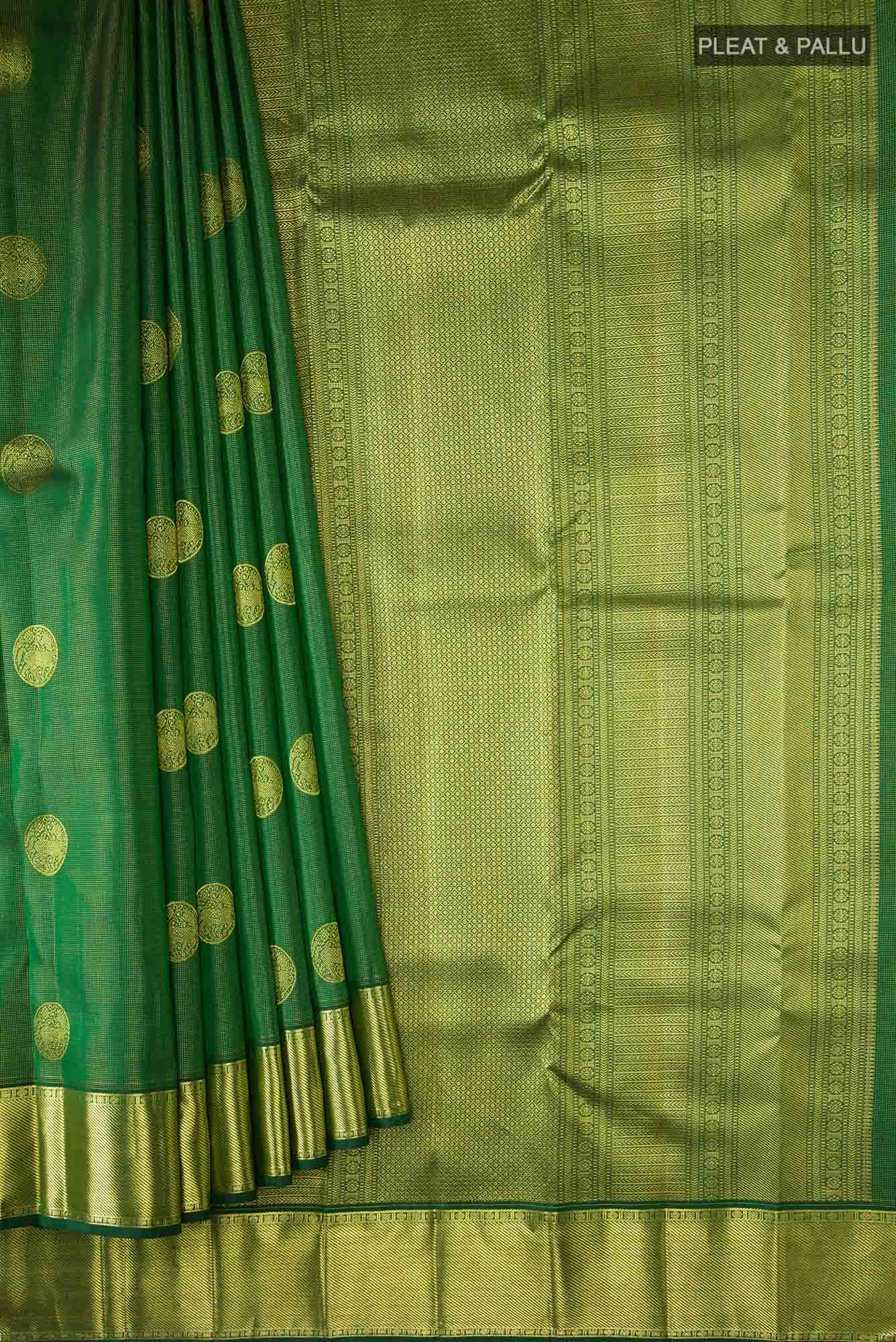 Green Kanchipuram Silk Saree